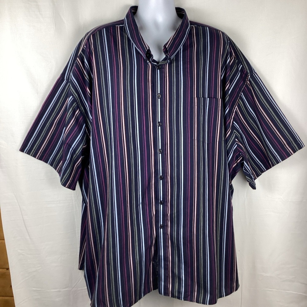 6XLT Men's Big & Tall Short Sleeve Shirt By Falcon Bay Sportswear